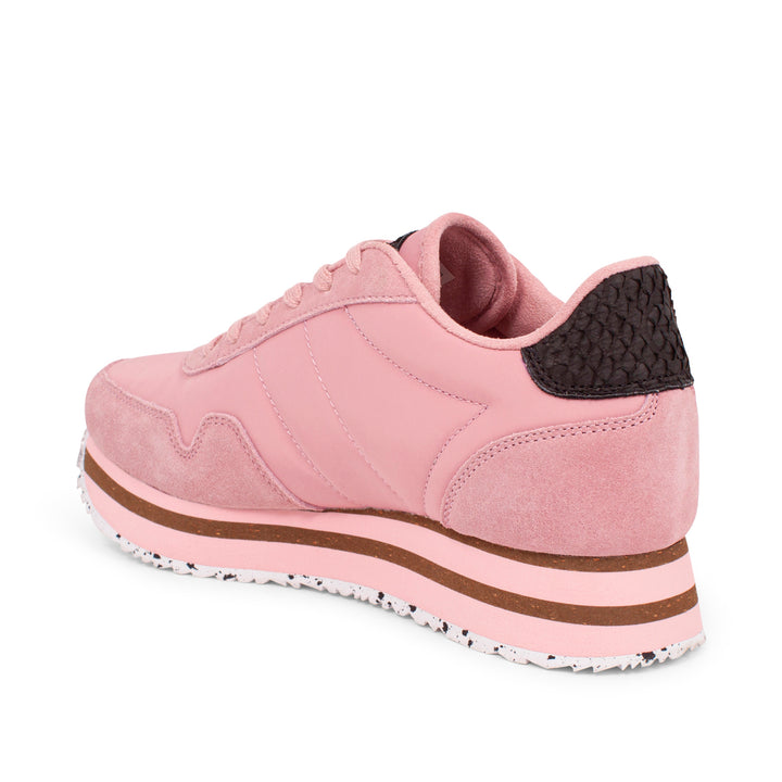 Plateau sneaker rosa hotsell