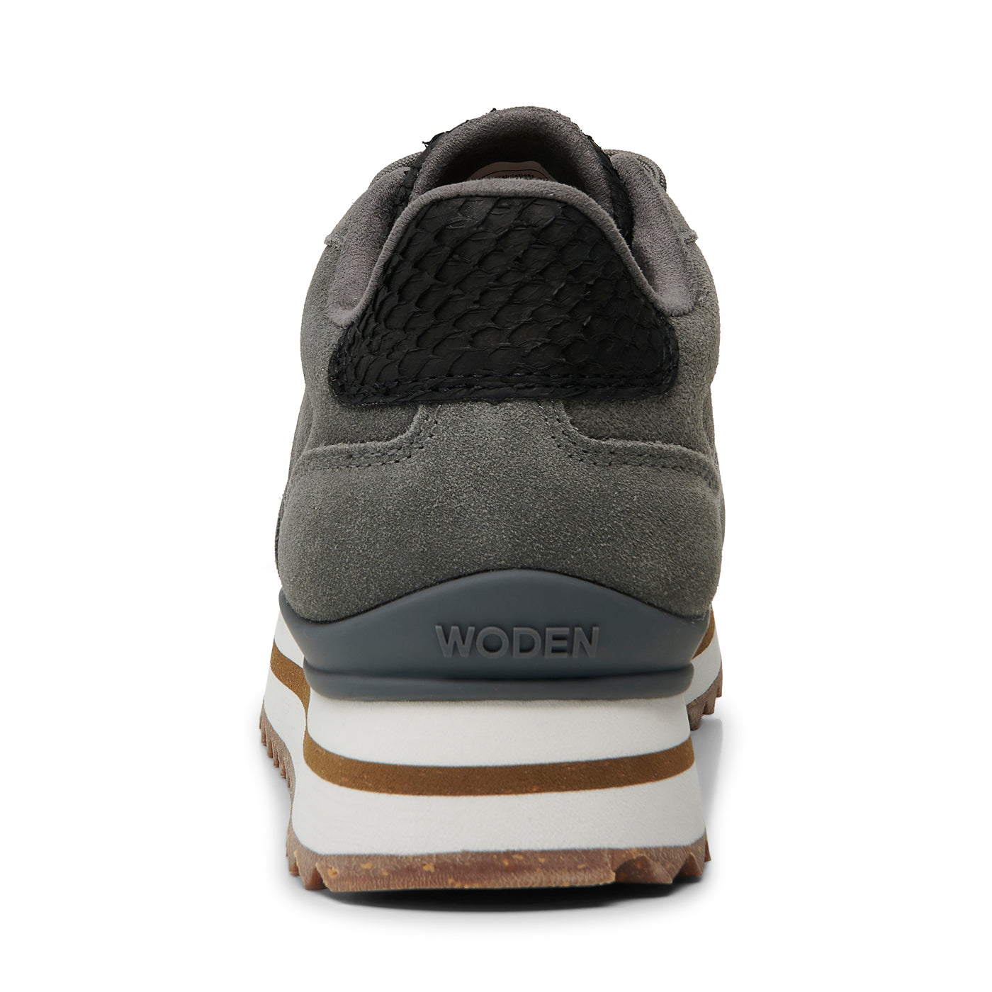 WODEN Nora III Suede Plateau Sneakers 051 Dark Grey