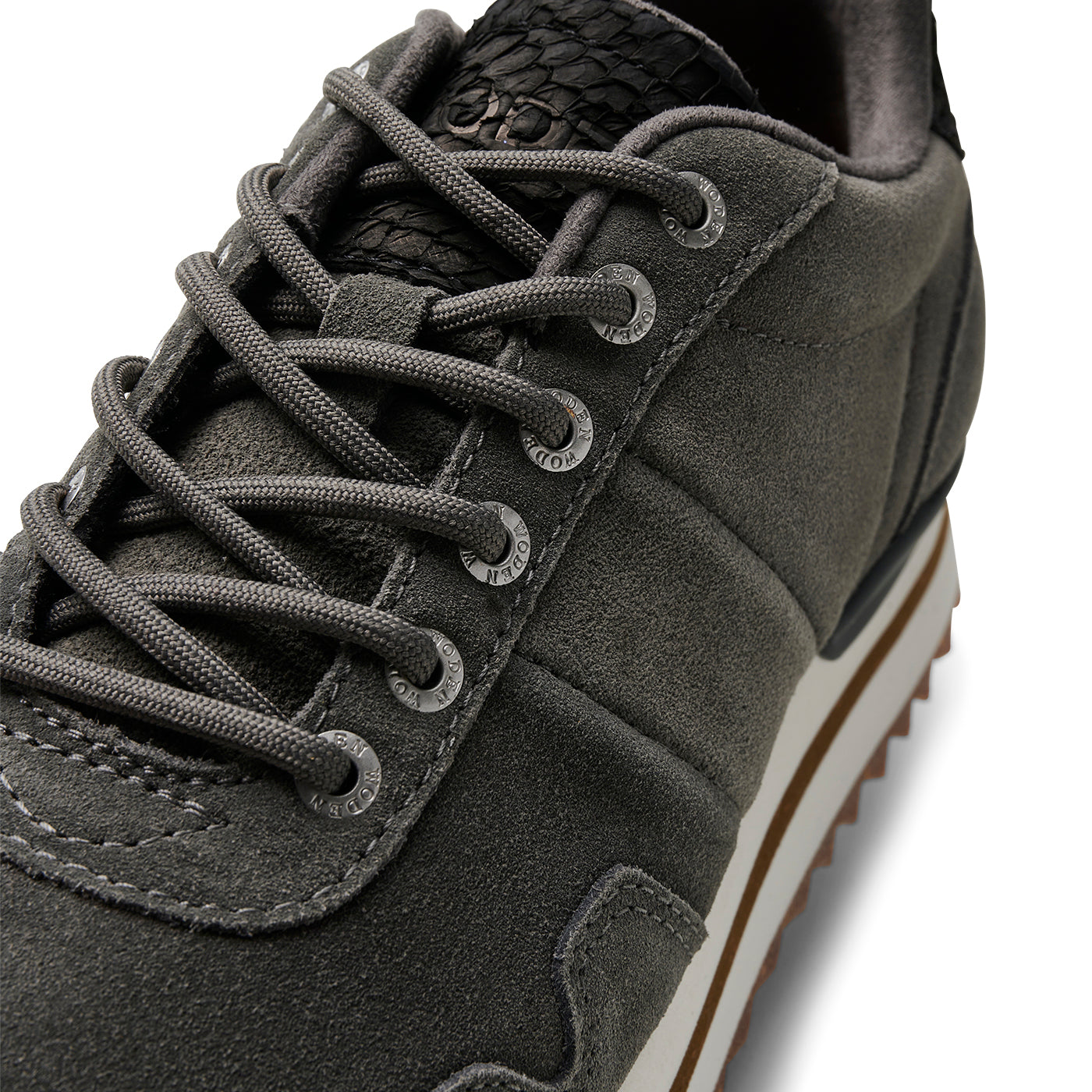 WODEN Nora III Suede Plateau Sneakers 051 Dark Grey