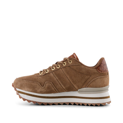 WODEN Nora III Suede Plateau Sneakers 069 Latte