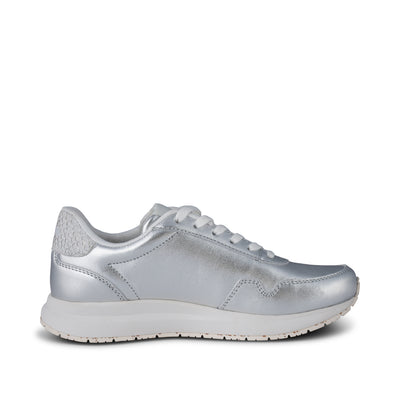 WODEN Nora Natural Soft Metallic Sneakers 039 Silver