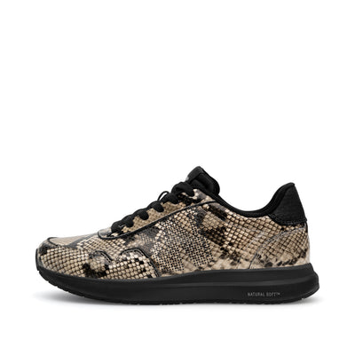 WODEN Nora Natural Soft Snake Sneakers 856 Snake