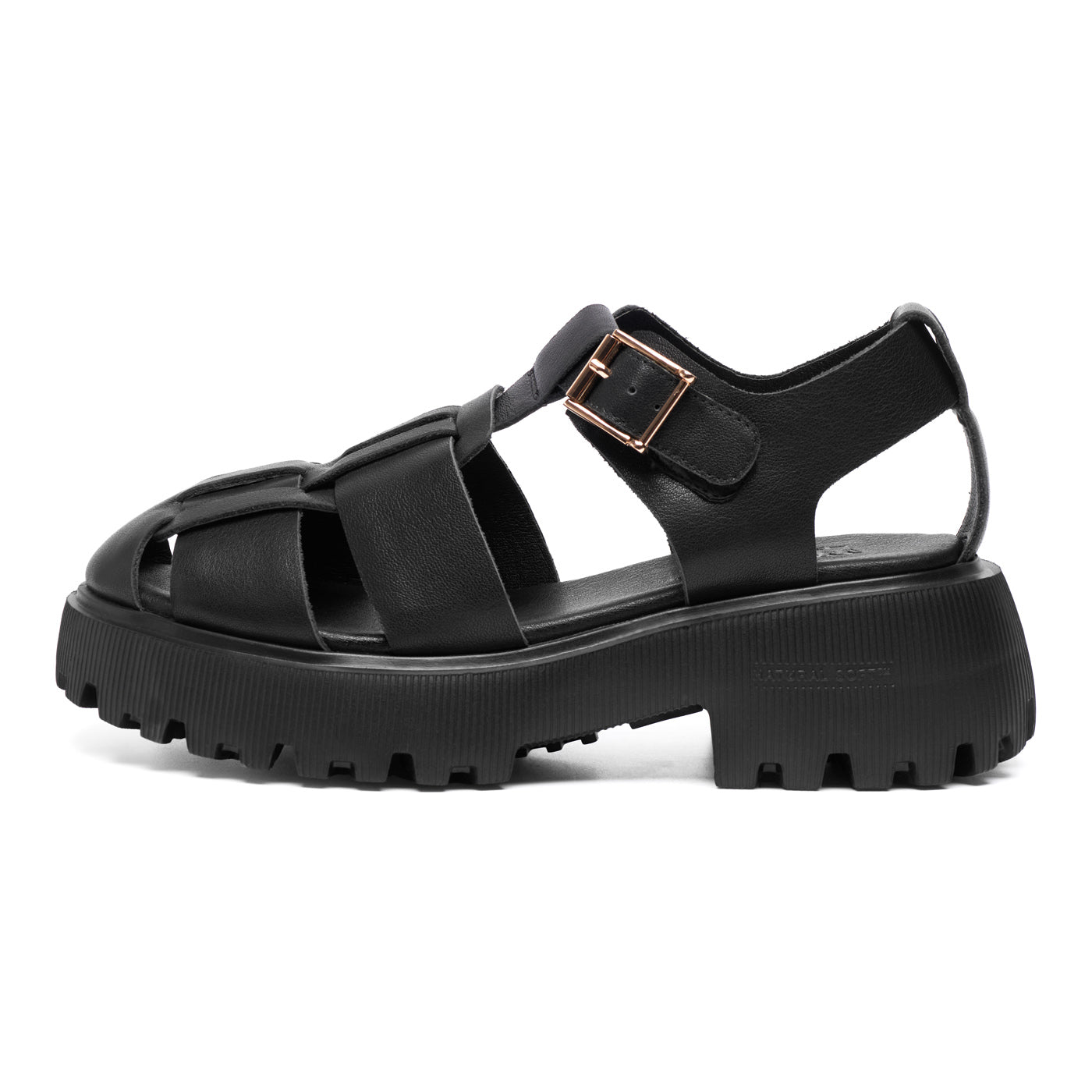 WODEN STB WOMENS Posey Fisherman Sandals 020 Black