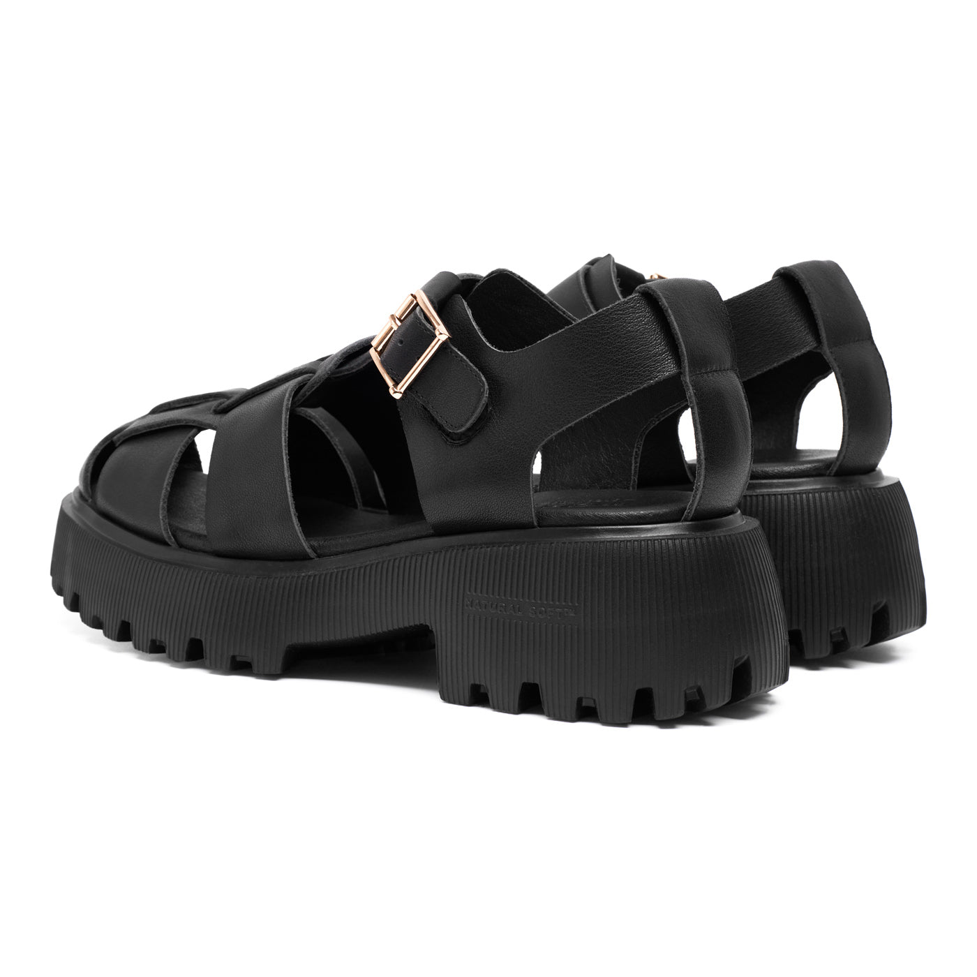 WODEN STB WOMENS Posey Fisherman Sandals 020 Black