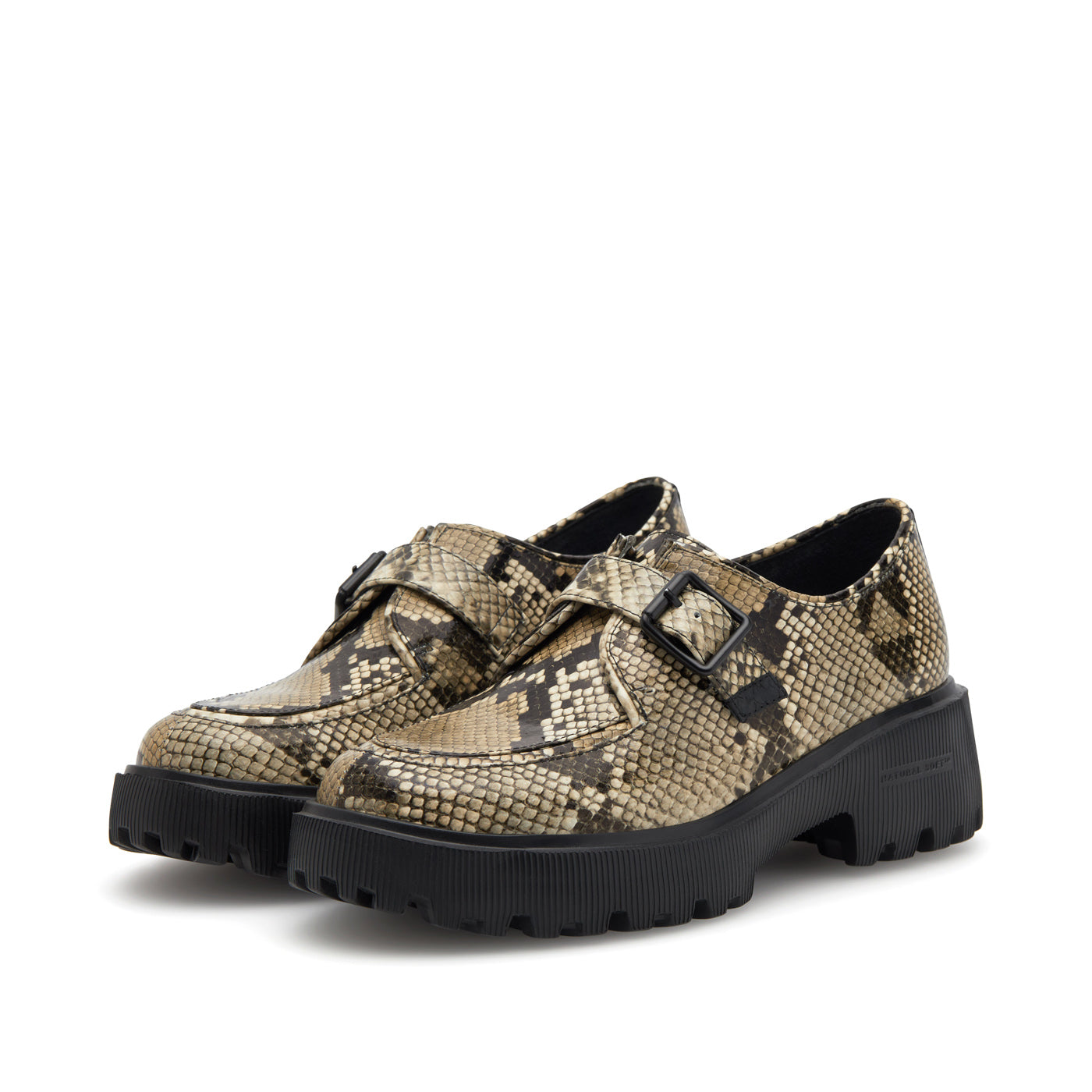WODEN STB WOMENS Posey Monk Snake Shoes 856 Snake
