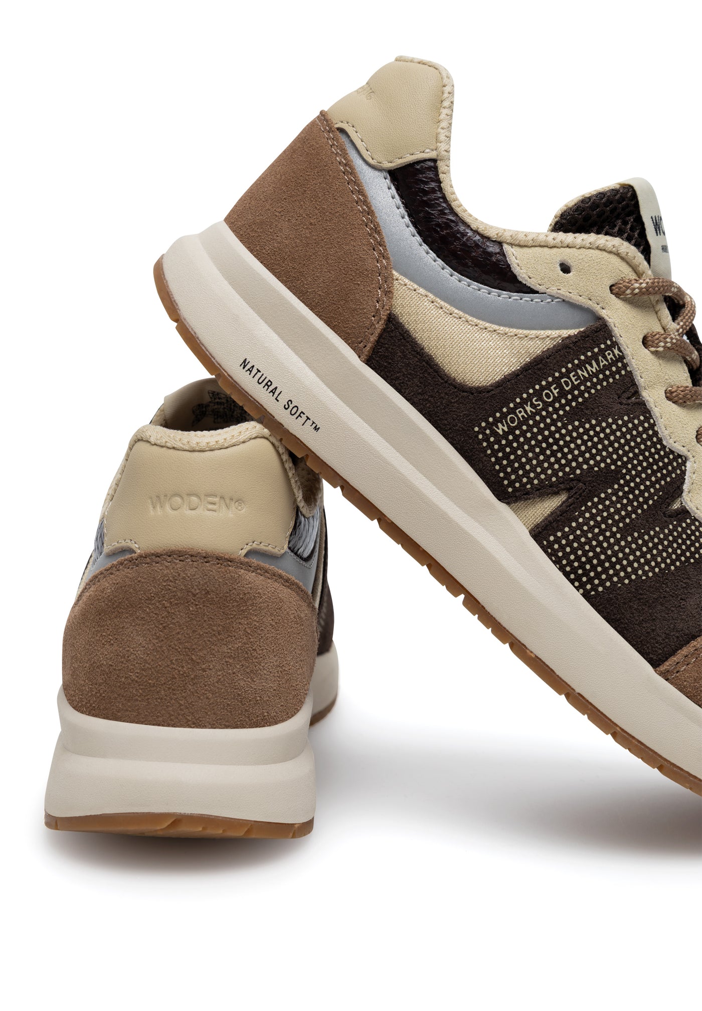 WODEN Rigmor Open Mesh Sneakers 550 Chocolate Multi