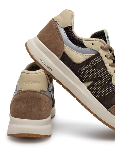 WODEN Rigmor Open Mesh Sneakers 550 Chocolate Multi