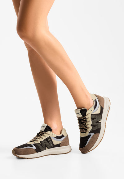WODEN Rigmor Open Mesh Sneakers 550 Chocolate Multi