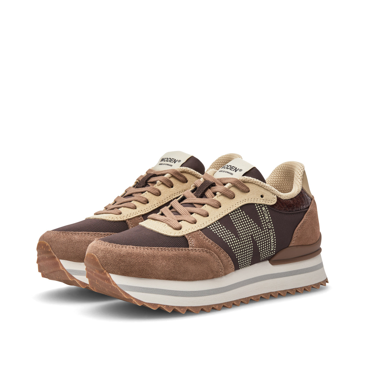 WODEN Ronja Plateau Plateau 550 Chocolate Multi