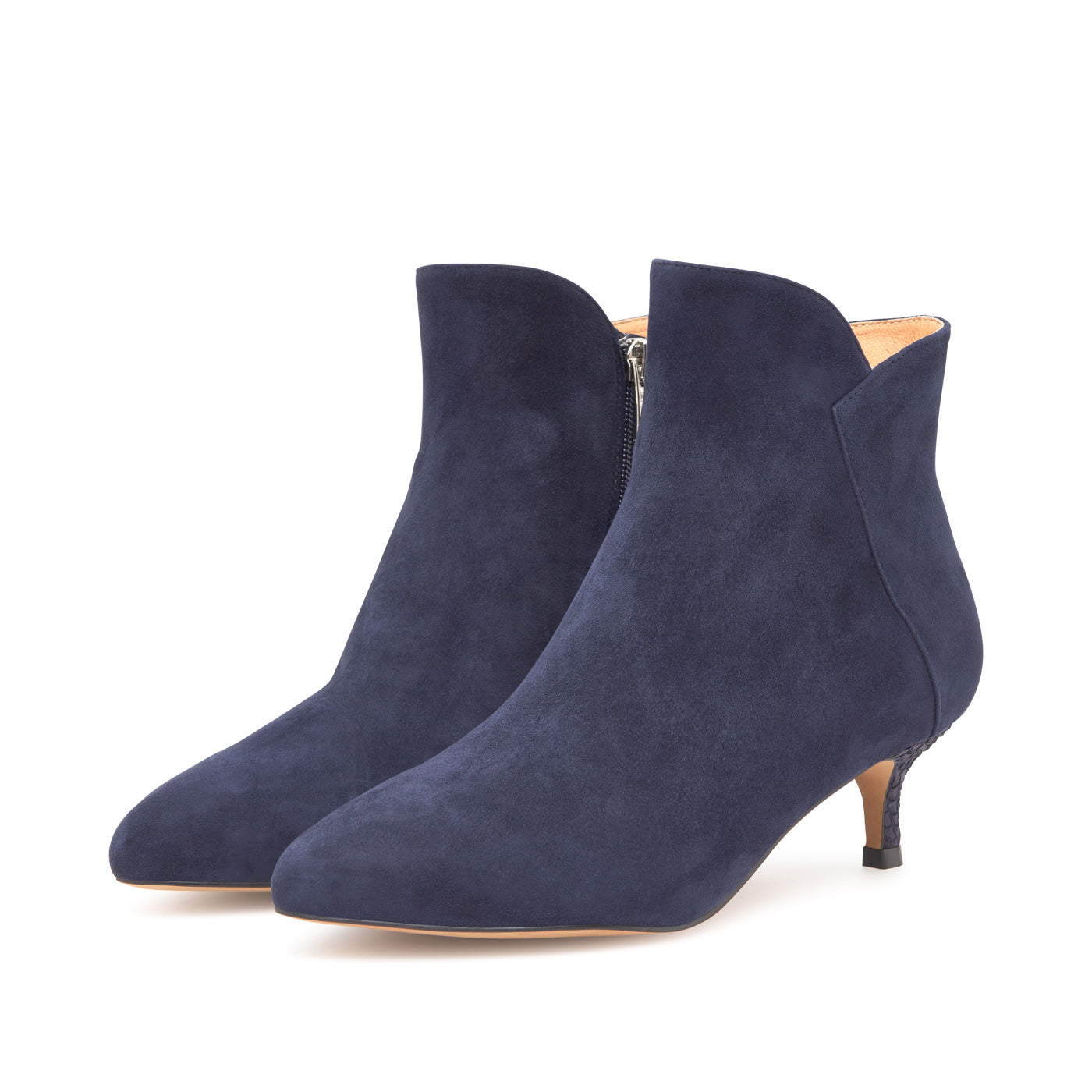 WODEN STB WOMENS Saga Zip S Heels 009 Dark Navy