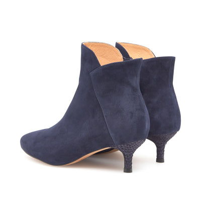 WODEN STB WOMENS Saga Zip S Heels 009 Dark Navy