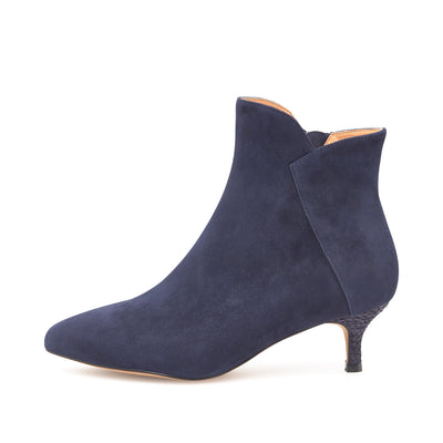 WODEN STB WOMENS Saga Zip S Heels 009 Dark Navy