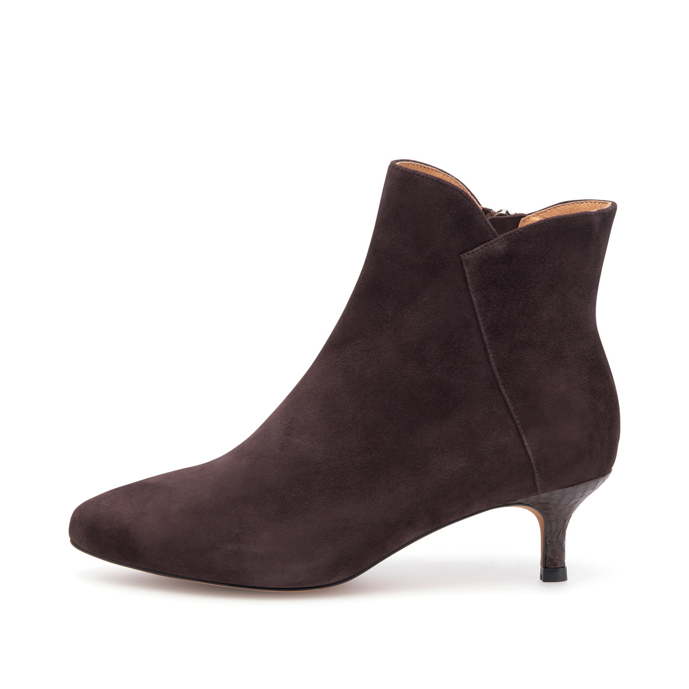 WODEN STB WOMENS Saga Zip S Heels 063 Chocolate