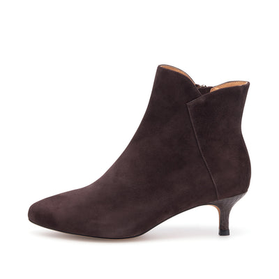 WODEN STB WOMENS Saga Zip S Heels 063 Chocolate