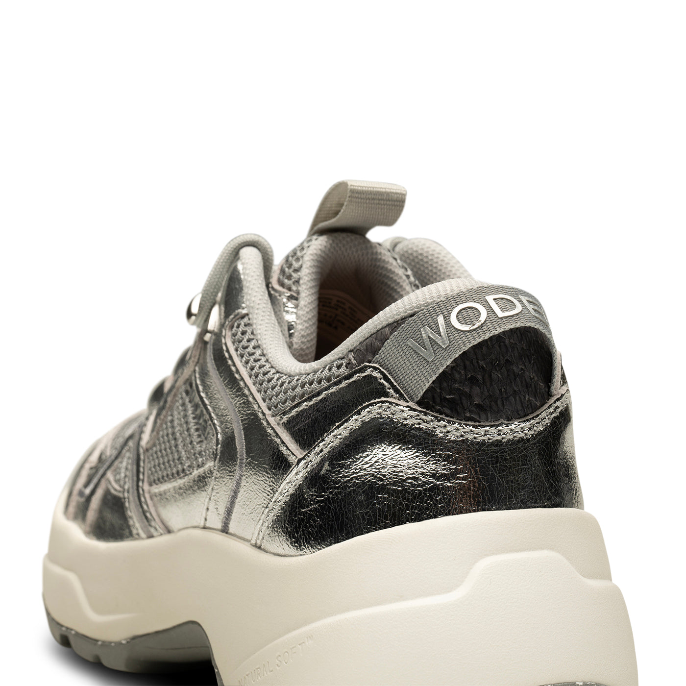 WODEN Sif Metallic Sneakers 040 Autumn Grey