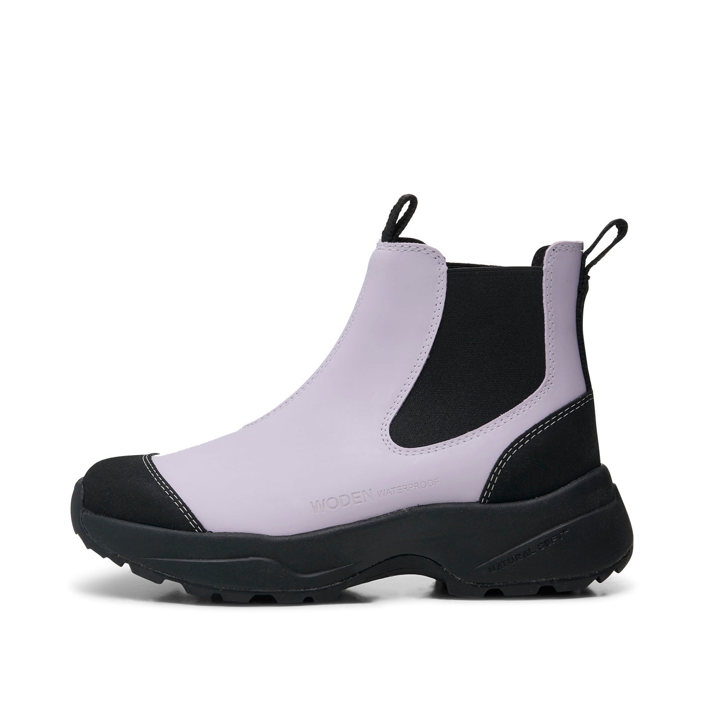 WODEN Siri Warm Waterproof Rubber Boots 898 Smoked Lavender