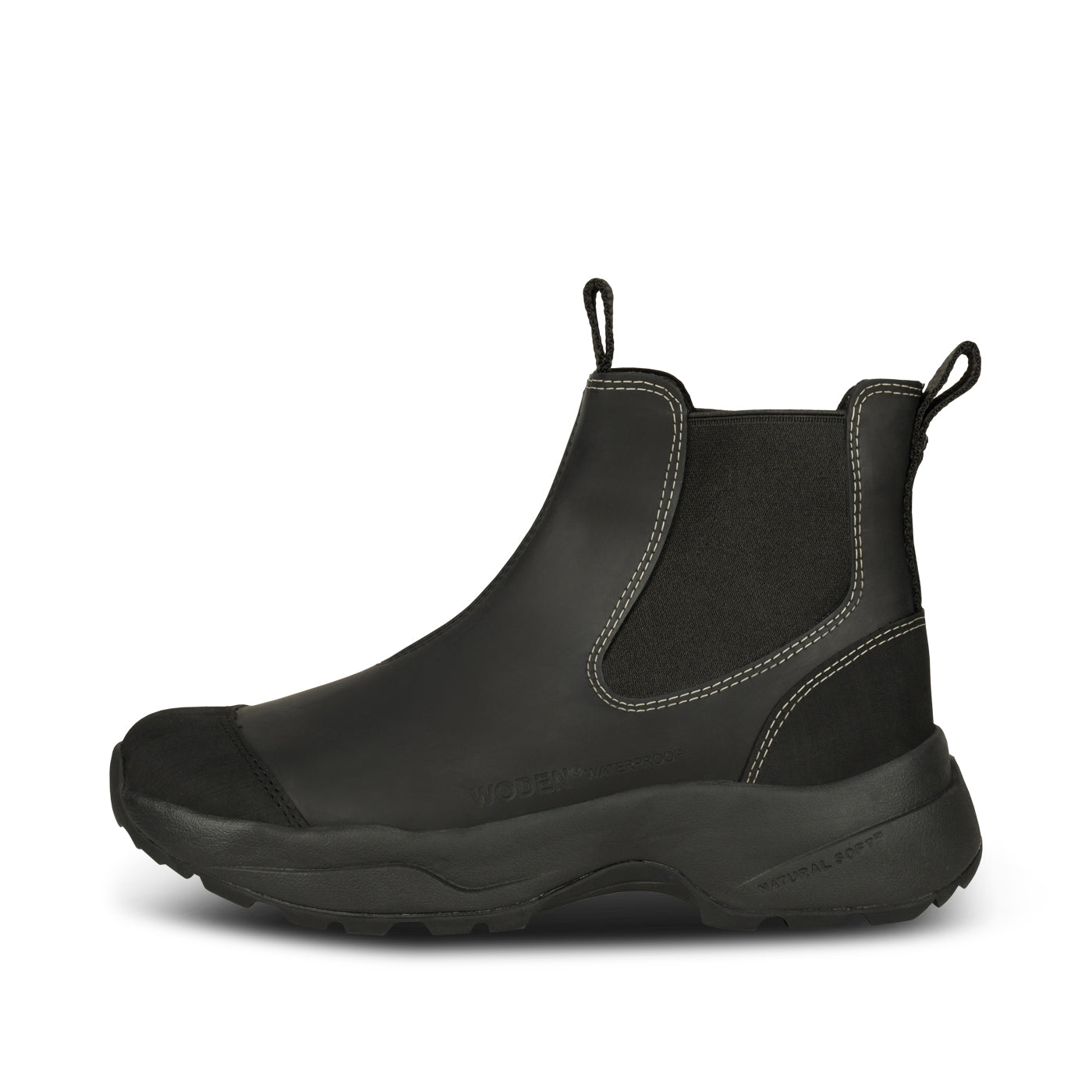 WODEN Siri Waterproof Rubber Boots 021 Black/Black