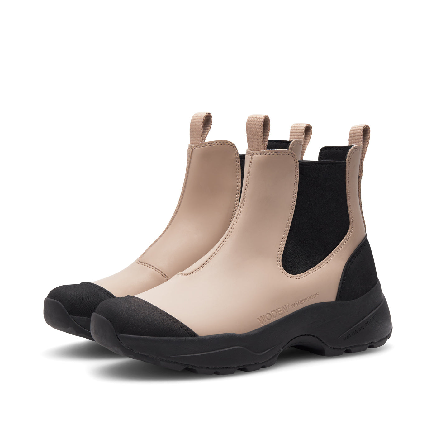 WODEN Siri Waterproof Rubber Boots 065 Taupe