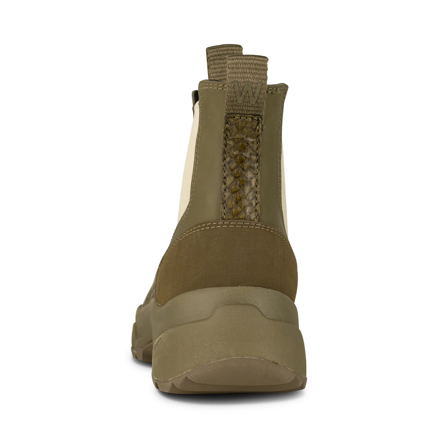 WODEN Siri Waterproof Rubber Boots 202 Dark Olive/Alfalfa