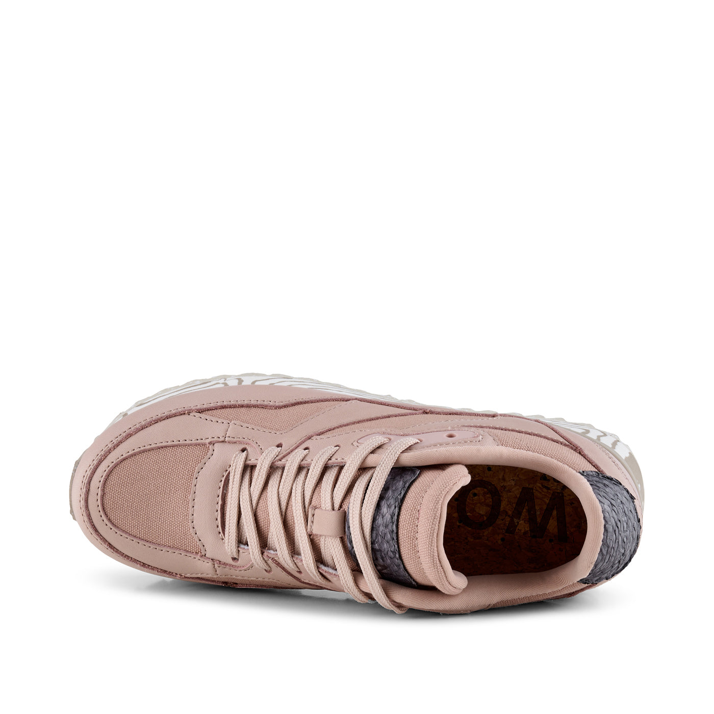 WODEN Sophie Organic Marble Sneakers 800 Dry Rose