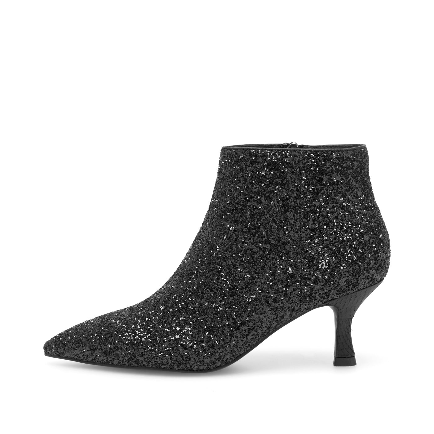 WODEN STB WOMENS Vera Glitter Heels 020 Black
