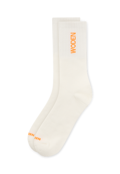 WODEN WODEN Sock Shoes 944 Whisper White/Tiger