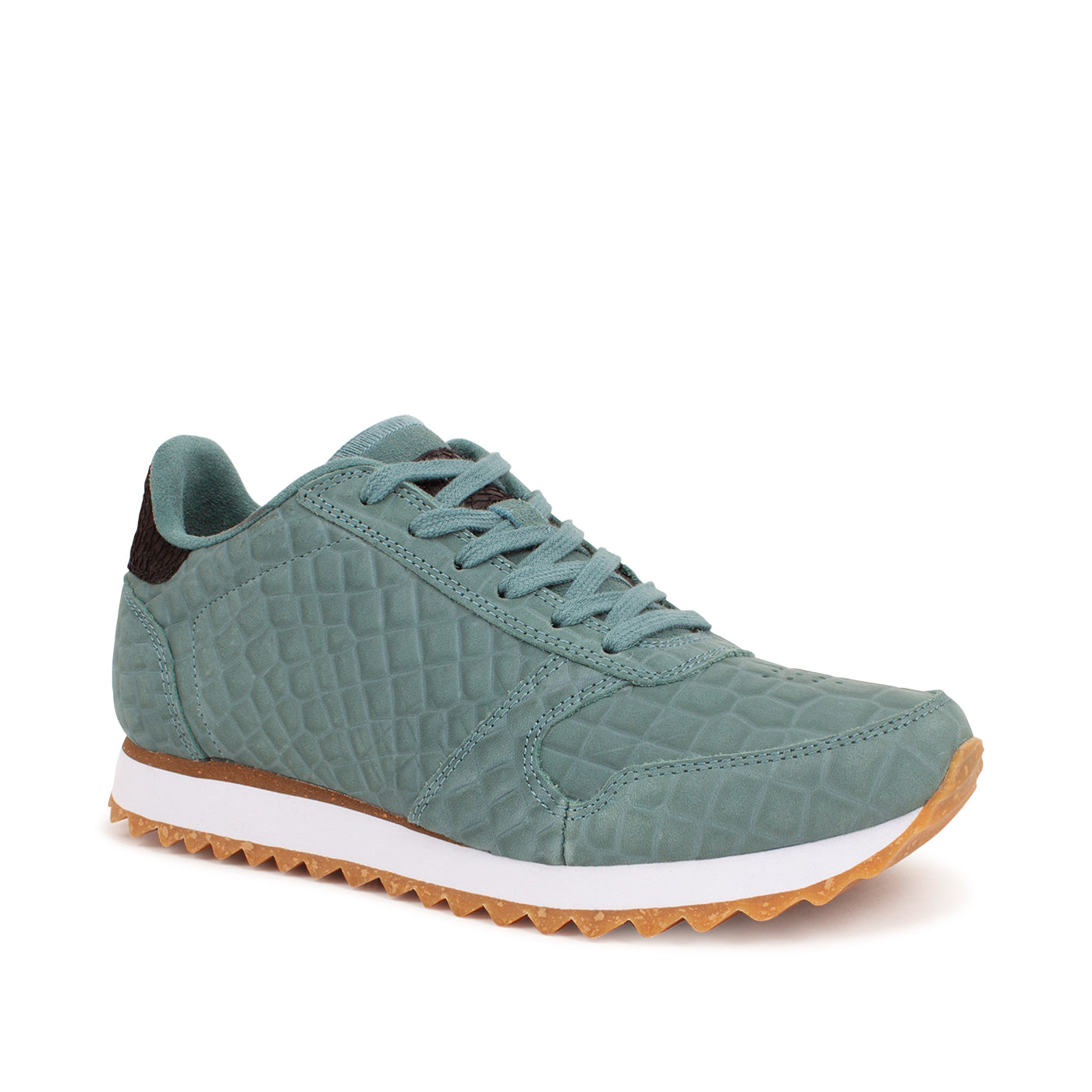 WODEN Ydun Croco II Sneakers 635 North Atlantic