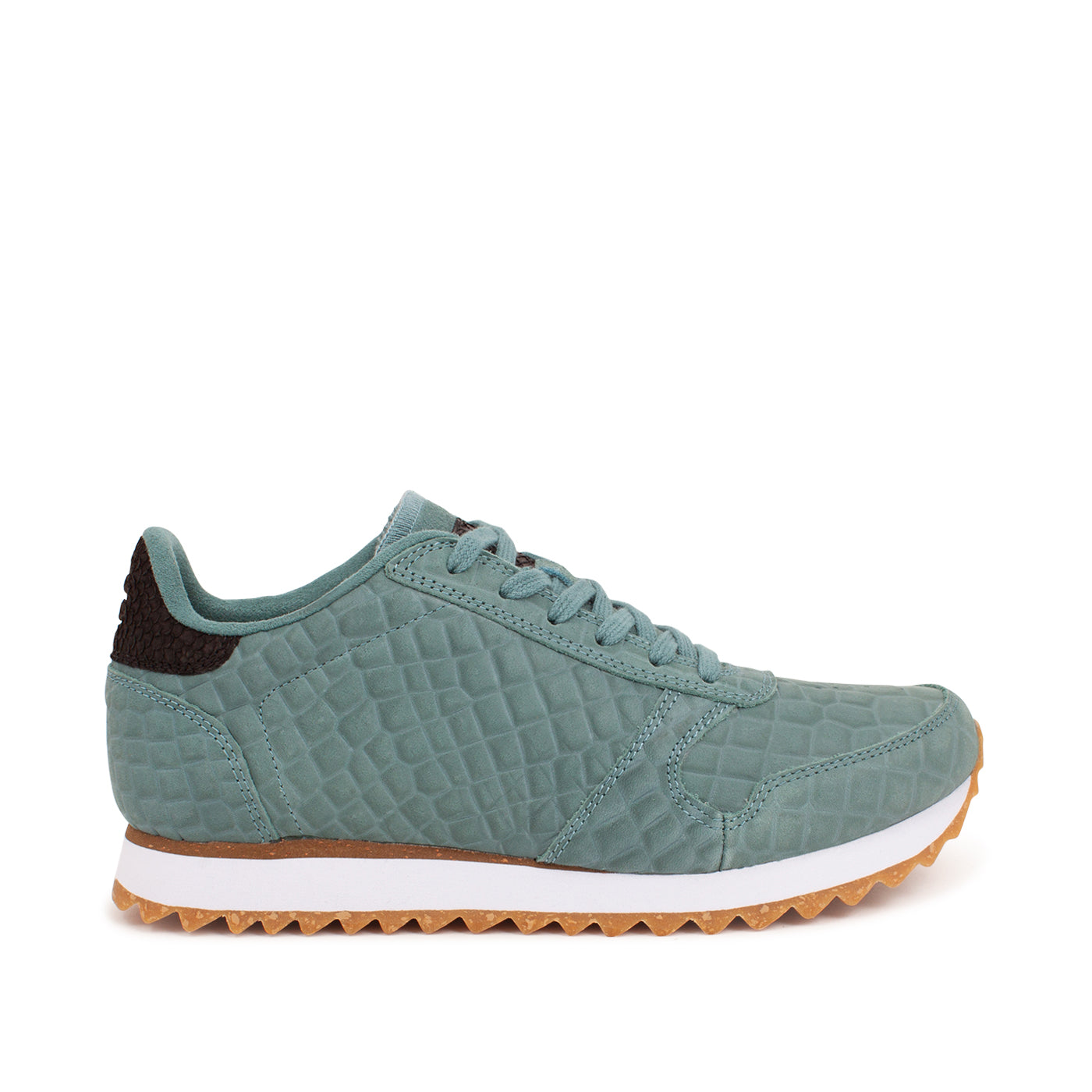 WODEN Ydun Croco II Sneakers 635 North Atlantic