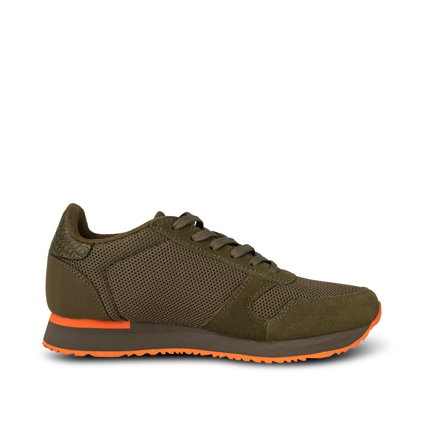 WODEN Ydun Icon Sneakers 253 Dark Olive/Tiger