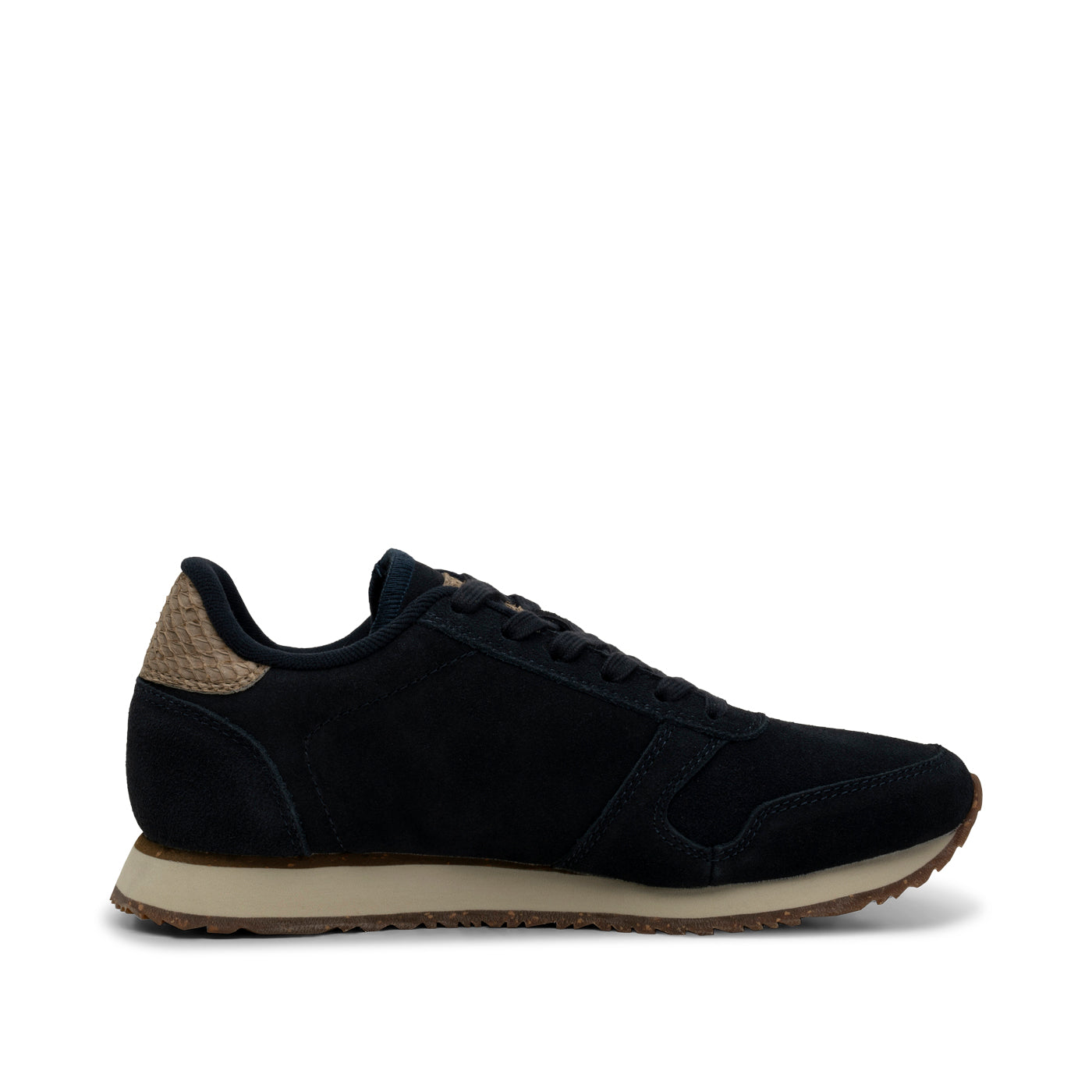 WODEN Ydun Suede Zipper Sneakers 009 Dark Navy