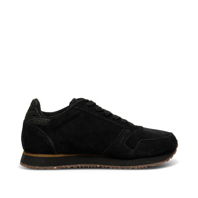 WODEN Ydun Suede Zipper Sneakers 020 Black