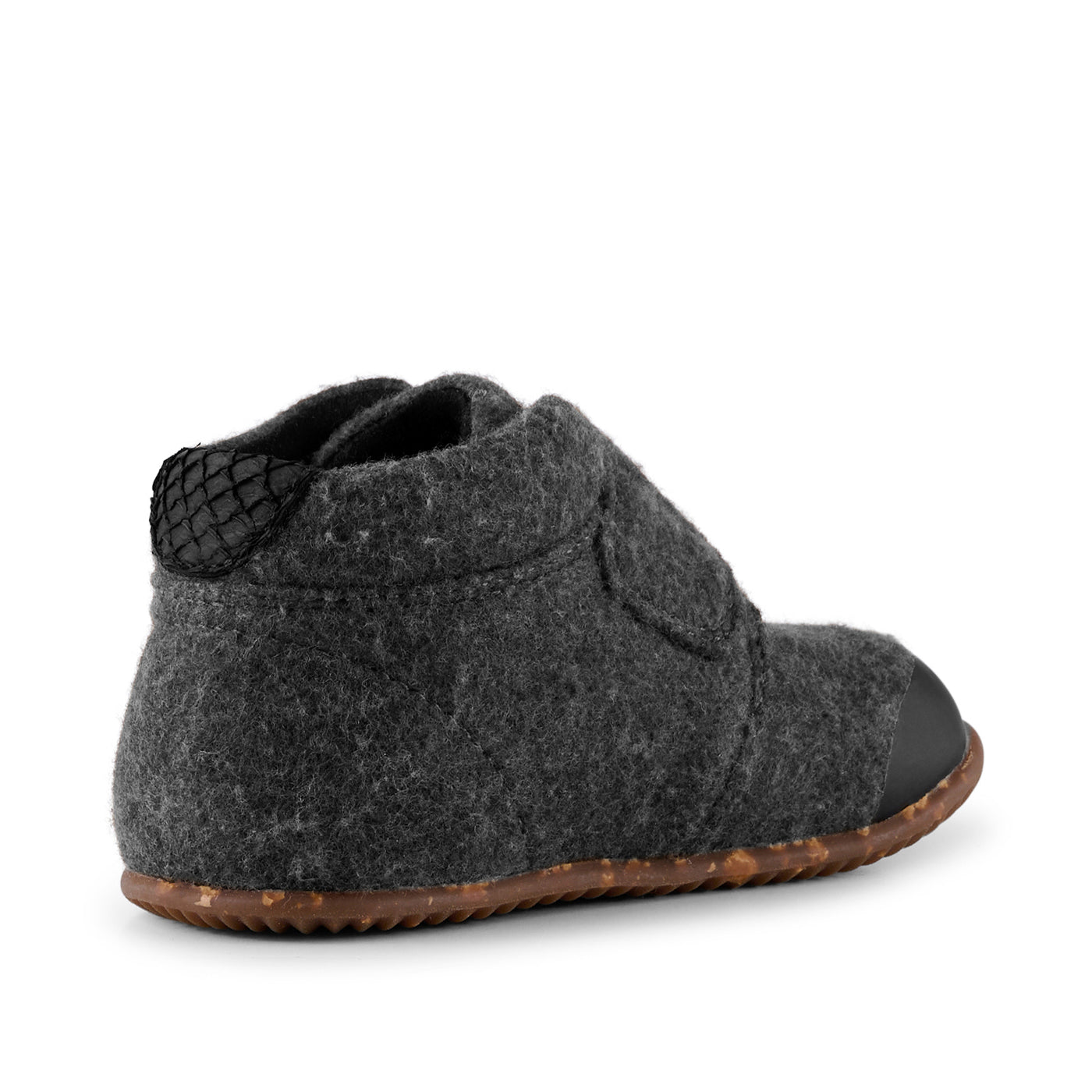 WODEN KIDS Kim Felt Home shoes 807 Dark Grey Melange