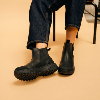 WODEN Magda Track Waterproof Rubber Boots 020 Black