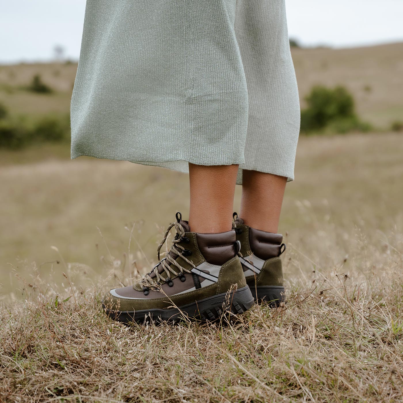 WODEN Tessa Waterproof Boots 295 Dark Olive