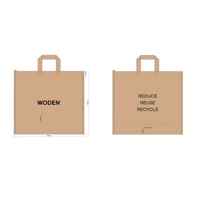 POS Materials WODEN shoppingbag Large POS 705 Beige